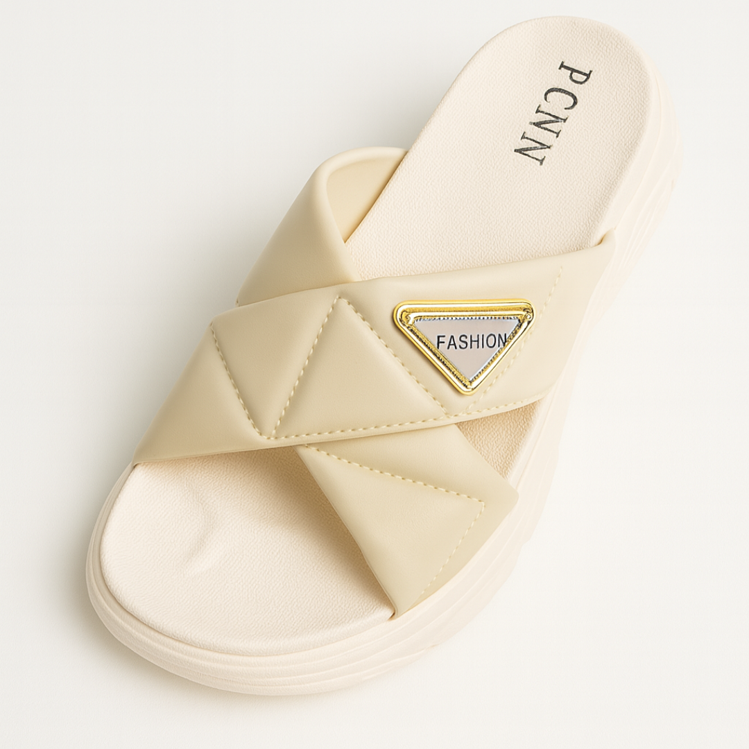 Soft Step Beige - Comfortable Slippers