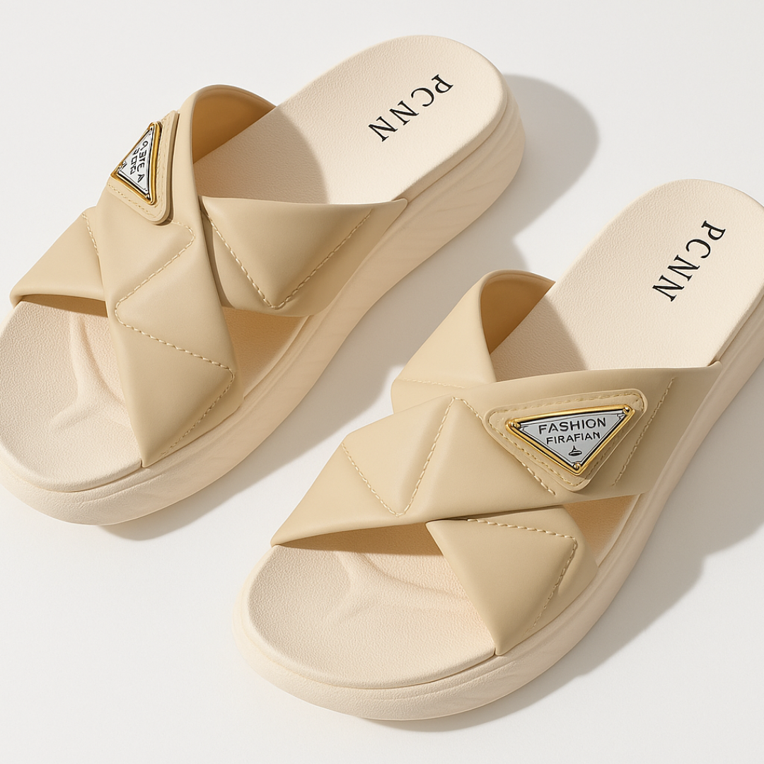 Soft Step Beige - Comfortable Slippers